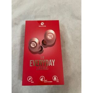 Raycon The Everyday Earbuds Rose Gold Wireless Charging Case Bluetooth - new